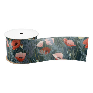 Red Poppy Meadow Lint