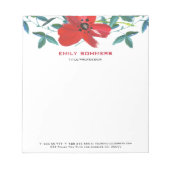 Red Poppy Notitieblok (Voorkant)