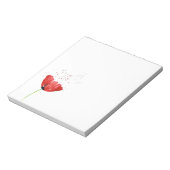 Red Poppy Notitieblok (Gedraaid)