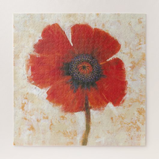 Red Poppy Portrait Legpuzzel (Verticaal)