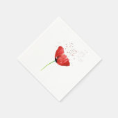 Red Poppy Servet (Hoek)