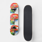 Red Poppy Skateboard (Voorkant)