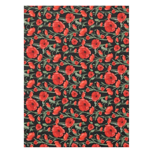 Red Poppy Tafelkleed (Voorkant)
