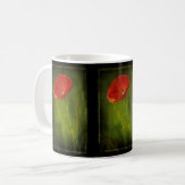 Red Poppy vintagestyle mok (Voorkant links)