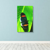 Red Postman Canvas Afdruk (Insitu (Houten vloer))