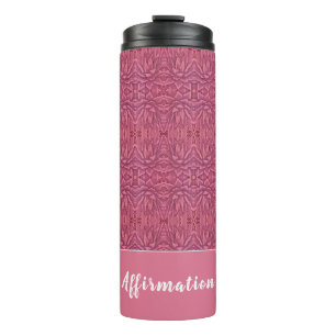 Red Promotion Agave Affirmation Thermal Tumbler Thermosbeker