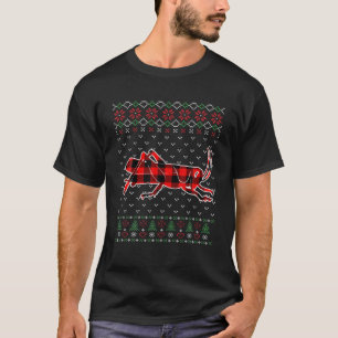 Red Pset Animals lomp kerst-sprinkhaan T-shirt