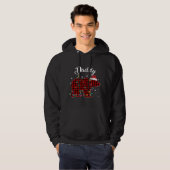 Red Pset Beer Matching Buffalo Pajama Hoodie (Voorkant volledig)