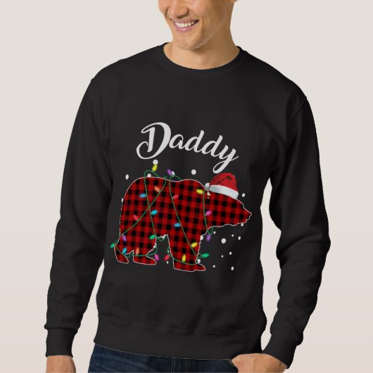 Red Pset Beer Matching Buffalo Pajama Trui (Voorkant)