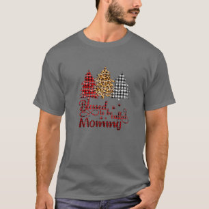 Red Pset Blessed heet mammiefamilie C T-shirt