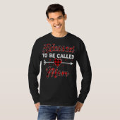 Red Pset Blessed heet moeder T-shirt (Voorkant volledig)