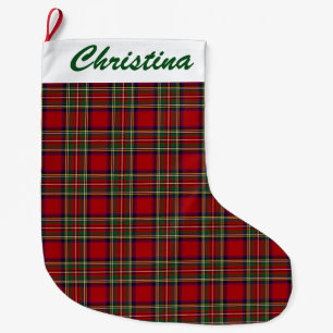 Red Pset Design Large Kerstmis Stocking Grote Kerstsok