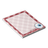 Red Pset Eyeball Notitieblok (Schuin)