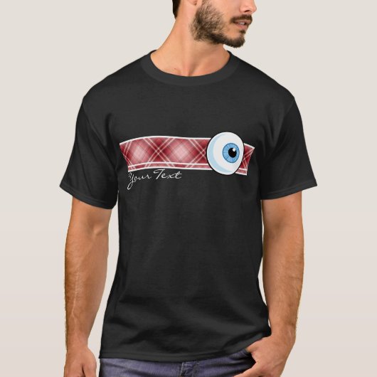 Red Pset Eyeball T-shirt (Voorkant)