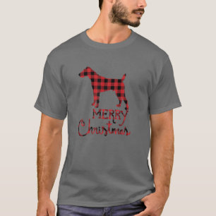 Red Pset Fox Terrier Lover Kerstmis Matching Fam T-shirt