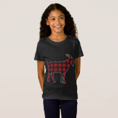 Red Pset Goat Merry Kerstbevalling Family Paj T-shirt (Voorkant volledig)