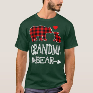 Red Pset Grandma Beer Kerstmis Pajama Matching F T-shirt