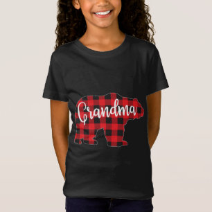 Red Pset Grandma Beer Matching Pajama Family Buff T-shirt