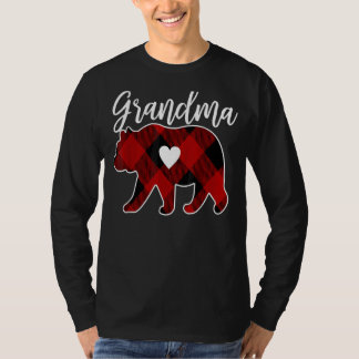 Red Pset Grandma Beer Matching Pajama Family T-shirt