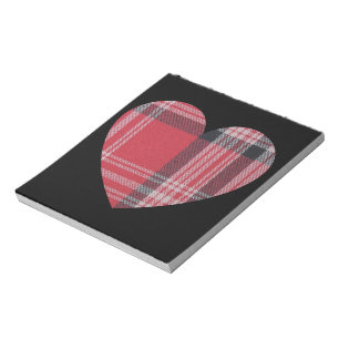 Red Pset Heart Notitieblok