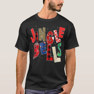 Red Pset Jingle Bells kerstfamilie Pajama T-shirt