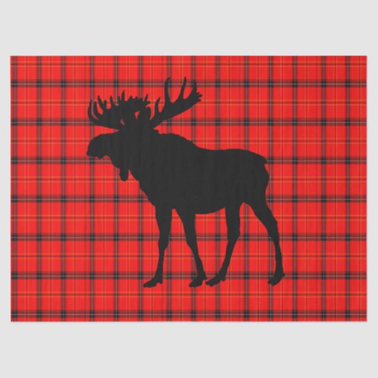 Red Pset Moose Tissuepapier (Voorkant)