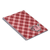 Red Pset Pig Notitieboek (Rechterzijde)