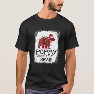 Red Pset Poppy Beer Kerstmis Regenboogpajama Matc T-shirt