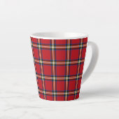 Red Pset, Royal Stewart Tartan Latte Mok (Rechterhoek)