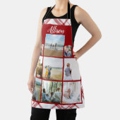 Red Pset Specialized Family Foto Collage Name Schort (Insitu)