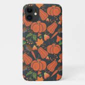 Red pumpkin seamless pattern and carrots Case-Mate iPhone case (Achterkant)