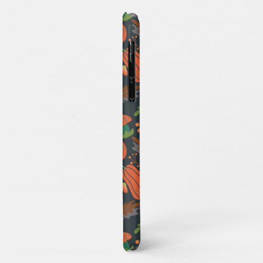 Red pumpkin seamless pattern and carrots Case-Mate iPhone case (Achterkant/links)