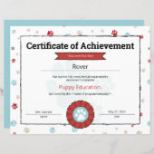 Red Puppy Program Pet Obedience School Pre Puppy (Voorkant / Achterkant)
