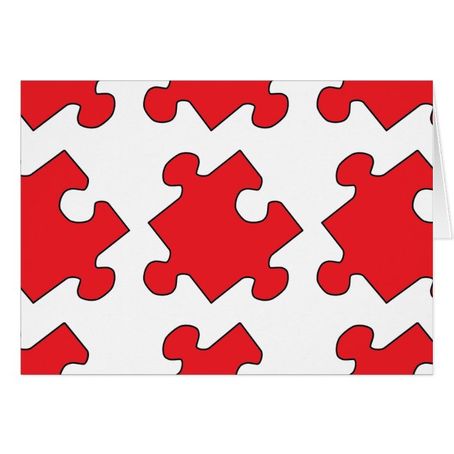 RED PUZZZLE PIECE (Voorkant Horizontaal)