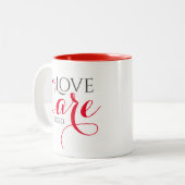 Red Quarantine Log and Care Mug (Devant gauche)