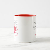 Red Quarantine Log and Care Mug (Centre)
