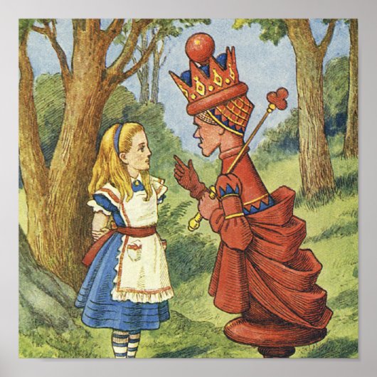 Red Queen Canvas Art Poster (Voorkant)