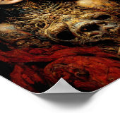 Red Queen Dark Fantasy Horror Art Poster (Hoek)