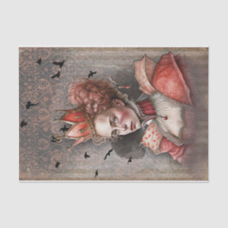 Red Queen Decoupage papier