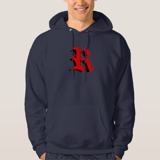 REd R Hoodie (Voorkant)
