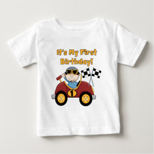 Red Race Car 1er Anniversaire Tshirts et cadeaux