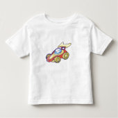 Red Race Car Kinder Shirts (Voorkant)