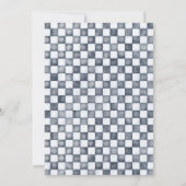 Red Race car TWO FAST Birthday invitation Kaart (Achterkant)