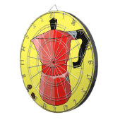 Red Rainbow Espresso Dartbord (Voorkant Rechts)