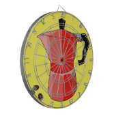 Red Rainbow Espresso Dartbord (Voorkant Links)