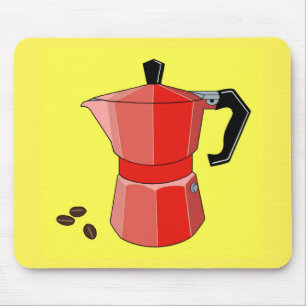 Red Rainbow Espresso Muismat