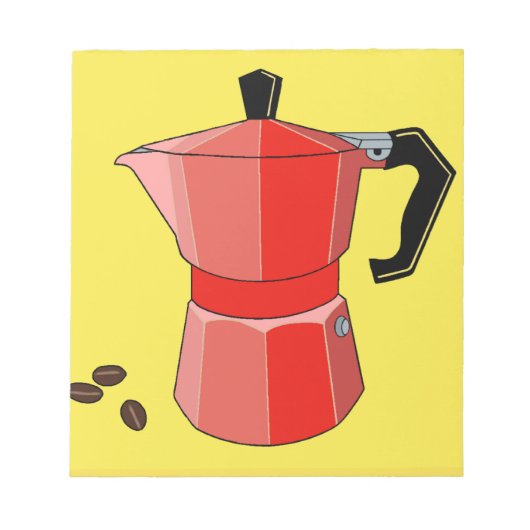 Red Rainbow Espresso Notitieblok (Voorkant)