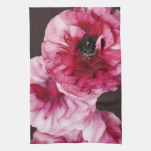 Red Ranunculus Theedoek