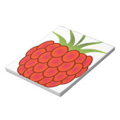 Red Raspberry Line Art Notitieblok (Gedraaid)