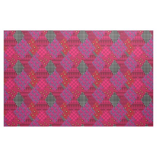 Red Raspberry Patchwork Stof (Yard (91,4 cm))